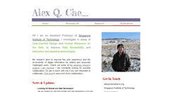 Desktop Screenshot of alexqchen.com